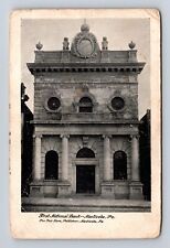 Nanticoke PA-Pennsylvania, First National Bank, Antique Vintage Postcard picture