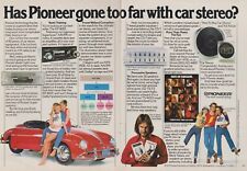 1979 Pioneer Car Stereos - Porsche 356 Speedster - Steve Tillack -2Page Print Ad picture