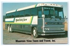 Mountain View Tours & Travel Bus Company Albany NY Stuyvesant Plaza Postcard E12 picture