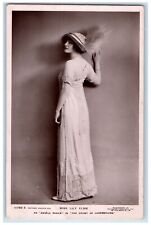 c1910's Pretty Woman Miss Lily Elsie Studio Portrait RPPC Photo Posted Postcard picture