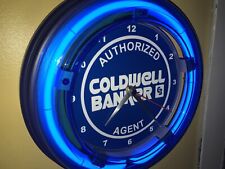 Coldwell Banker Real Estate Agent Office Advertising Neon Wall Clock Sign picture