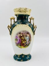 Antique Victoria Austria Carlsbad Porcelain Vase 11” picture
