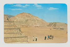 The Plaza with the Pyramid of the Moon San Juan Teotihuacan Mexico Postcard picture