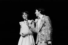 Anny Duperey and Bernard Giraudeau on stage in the play Attention - Old Photo 2 picture