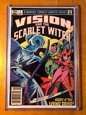 Vision and the Scarlet Witch #1 1982 Very Rare Newsstand w/ hard plastic sleeve picture