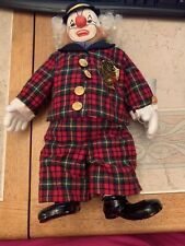Victoria Impex Clown Inspector Of Scotland Yard 12” Doll Standing w/ Tag picture