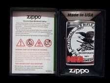 Rare 2013 NRA National Rifle Association   Zippo Lighter Lifetime Warranty picture