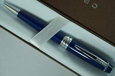 Cross Diamond Cut ,Multi-groove Signature Center Ring Bailey Blue Ballpoint Pen picture