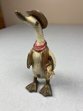 Vintage Western Cowboy Duck With Rope Figurine Tii Collections Transpac picture