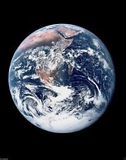 EARTH as Seen by APOLLO 17 8.5X11 Photo picture