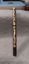 VINTAGE ~ WATERMAN'S IDEAL NEW YORK ~ GOLD FOUNTAIN PEN FOUNTAIN picture
