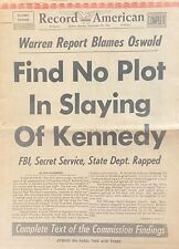 1963-64 KENNEDY ASSASINATION 11/22/63 WARREN COMMISION/CONSPIRACY THEORIES INFO picture