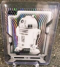 🔥  R2- D2 # 1/1 2023 Topps Star Wars High Tek White Wave One Of One picture