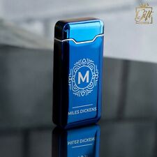 Luxury Personalized Engraved USB Rechargeable Lighter Windproof Arc Flameless  picture