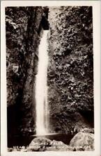 1934, Sacred Falls, near Cooper Ranch Inn, HAUULA, Hawaii Real Photo Postcard picture