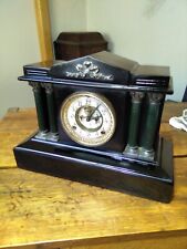 Antique Ansonia Cast Iron Mantle Clock   NOW HALF PRICE picture