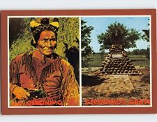 Postcard Geronimo & Geronimos Grave Fort Still Elgin Oklahoma USA picture