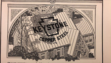 1926 Keystone Copper Steel Roofing Tin Plates Pittsburgh PA Vintage Print Ad picture
