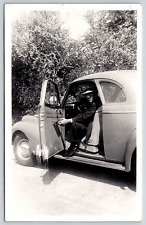 Original Old Vintage Antique Photo Picture Image Car Gentleman Suit Hat 1930's picture