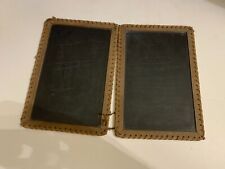 Antique Two-Sided Double School Slate Writing Chalkboard picture