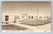 Clovis NM-New Mexico, James M Bickley School, Antique Vintage Souvenir Postcard picture