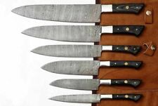 Custom Handmade Hand Forged Damascus Steel CHEF Kitchen KNIVES SET BBQ knives picture