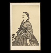 1865 CDV of Mary Todd Lincoln   Wife of Abraham Lincoln in Mourning picture