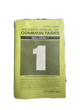 1985 Soldiers Manual Of Common Tasks Skill Level 1 picture
