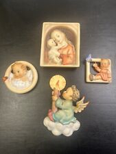 Hummels Lot of 4 Wall Plaques - angel, baby, ba bee, madonna picture