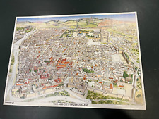 Vintage Map The Old City Of Jerusalem - Steimatzky Shlomo Cohen picture