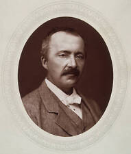 Dr. Heinrich Schliemann 1870 Old Photo picture