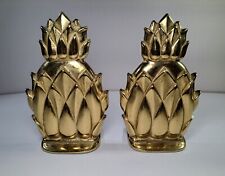 Newport Brass Pineapple Bookends Set NB-2 picture
