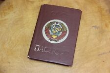 USSR Passport Cover Original Vintage made in Soviet Union picture