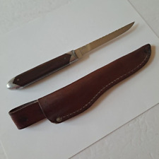 Vintage Queen Sheath Knife #76 With Sheath picture