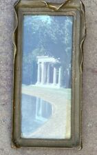 ANTIQUE TINTED PHOTOGRAPH PIE CRUST FRAME GOLDEN GATE PARK SF CALIFORNIA picture