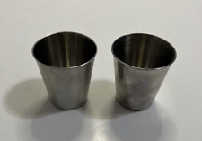 Vollrath Stainless Steel  Cup 7oz 6847 Lot of 2 picture