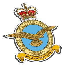 RAF VETERAN STICKER - ROYAL AIR FORCE  picture