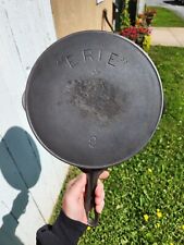 ERIE #9 Cast Iron Pre-Griswold Skillet w/ Five Star Makers Mark picture