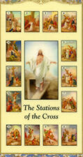 The Stations of the Cross N - Laminated Holy Cards 25 CARDS picture