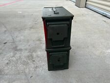 2-Pack  US Military .50 Cal ammo can M2A1/M2A2 Used picture