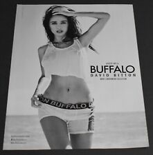2014 Print Ad Sexy Buffalo Ashley Sky Wet Shirt Beach Lady Art Underwear Beauty picture