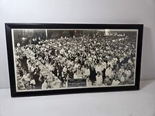 Vintage Shriners 1950 Banquet Framed Photograph Los Angeles California  picture