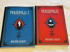 NEW Set of 2 Persepolis Vol 1 & 2 Paperback Graphic Marjane Satrapi picture