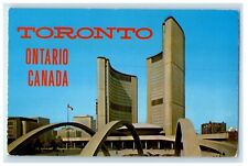 c1960's Toronto Ontario Canada, View Showing The City Hall Vintage Postcard picture