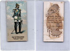 N224 Kinney Tobacco Card 1887, Military, Germany, White Cuirassier (B26) picture