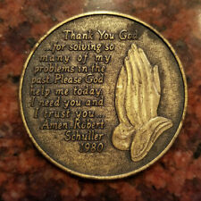 RELIGIOUS PRAYER MEDAL - LARGE 44MM - #A4804 picture