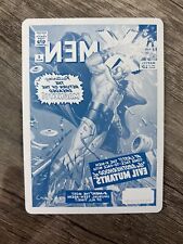 2023 UD Marvel Platinum Magneto 1/1 Cyan Cover Variant Printing Plate 🔥 picture
