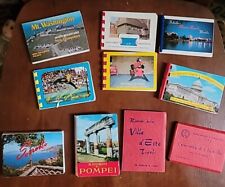 Lot of 10 postcard booklets souvenir folders picture