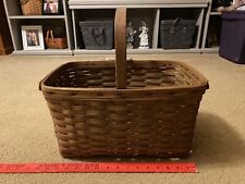 Longaberger Large Market Basket - Fixed Handle - Pre 1978 Before Signing See Pic picture