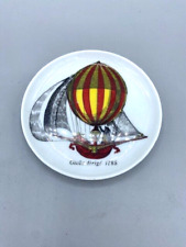 Kaiser Hot Air Balloons Globe Dirige 1785 Decorative Plate From Germany picture